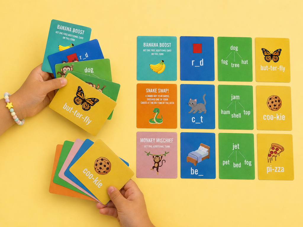 Phonics Falls Card Game